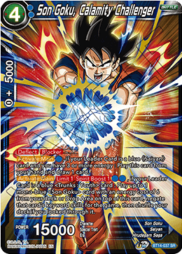 Son Goku, Calamity Challenger (BT14-037) [Cross Spirits] | Odin's Place