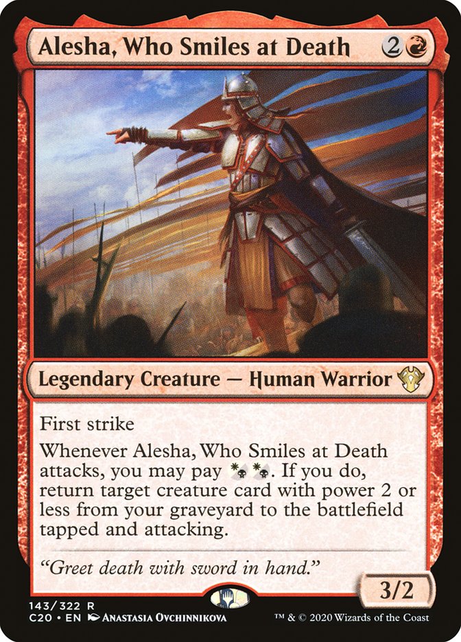 Alesha, Who Smiles at Death [Commander 2020] | Odin's Place