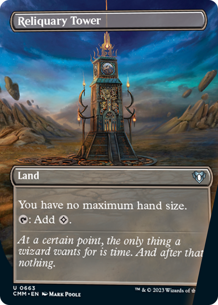 Reliquary Tower (Borderless Alternate Art) [Commander Masters] | Odin's Place