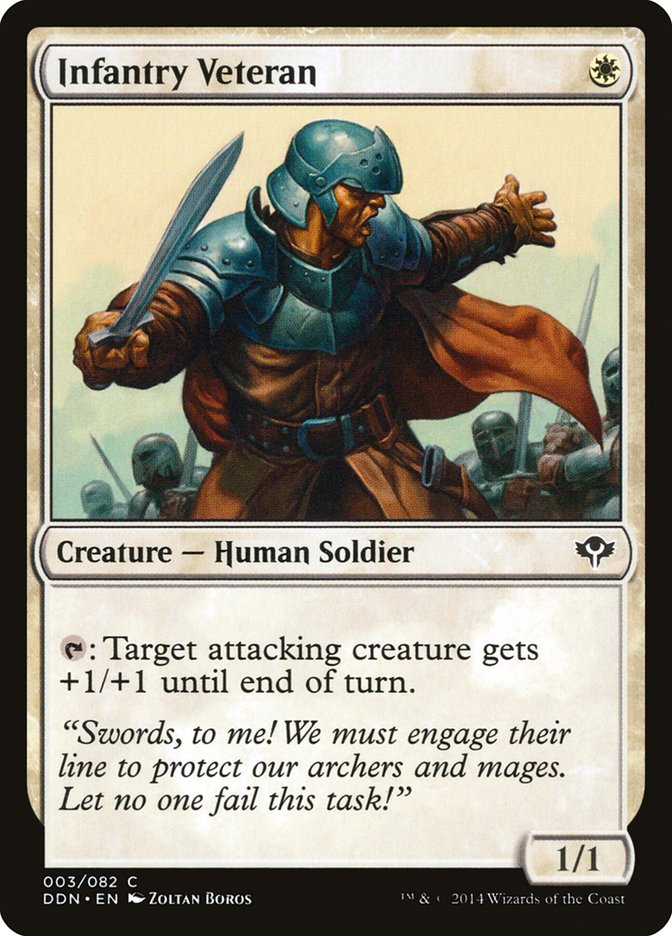 Infantry Veteran (3) [Duel Decks: Speed vs. Cunning] | Odin's Place
