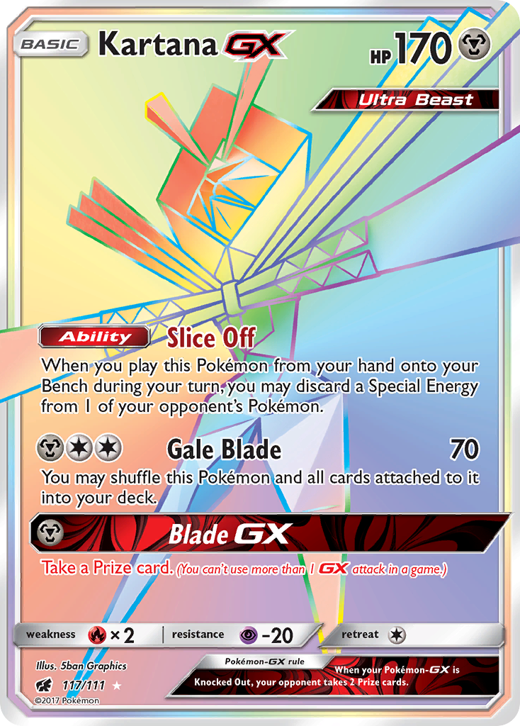 Kartana GX (117/111) [Sun & Moon: Crimson Invasion] | Odin's Place