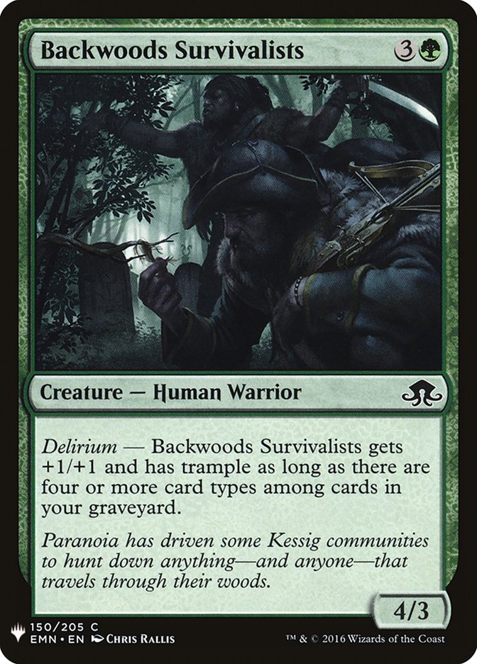 Backwoods Survivalists [Mystery Booster] | Odin's Place