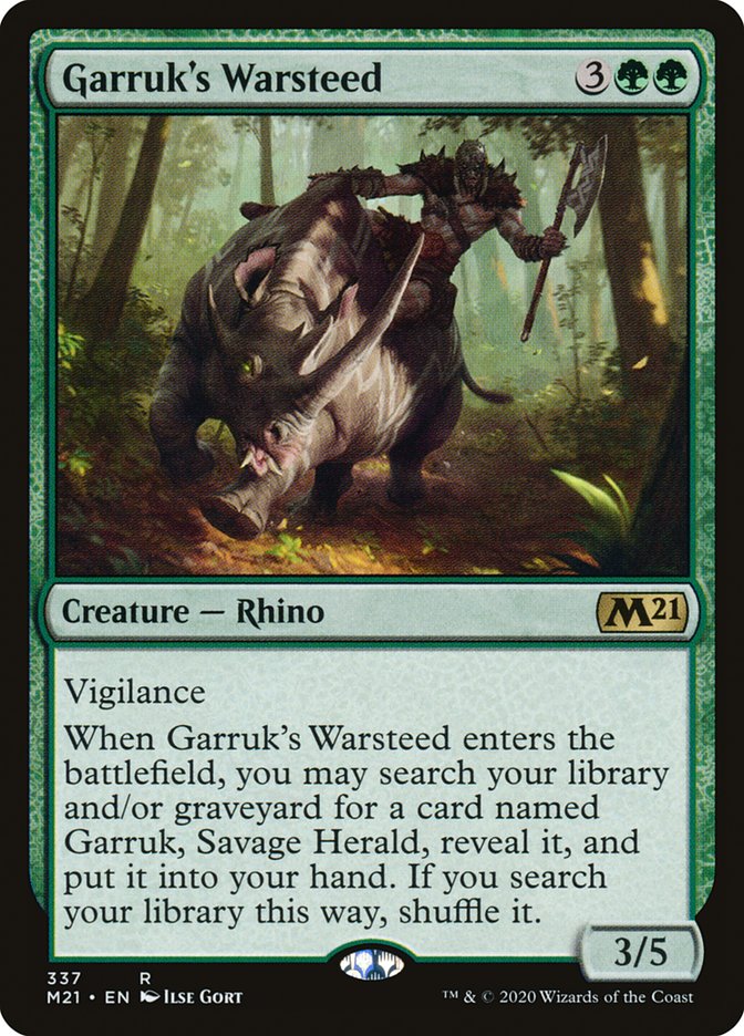 Garruk's Warsteed [Core Set 2021] | Odin's Place