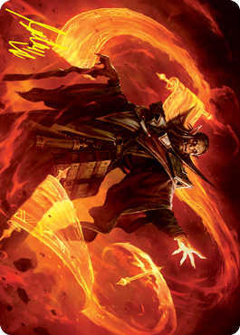 Plargg, Dean of Chaos Art Card (Gold-Stamped Signature) [Strixhaven: School of Mages Art Series] | Odin's Place