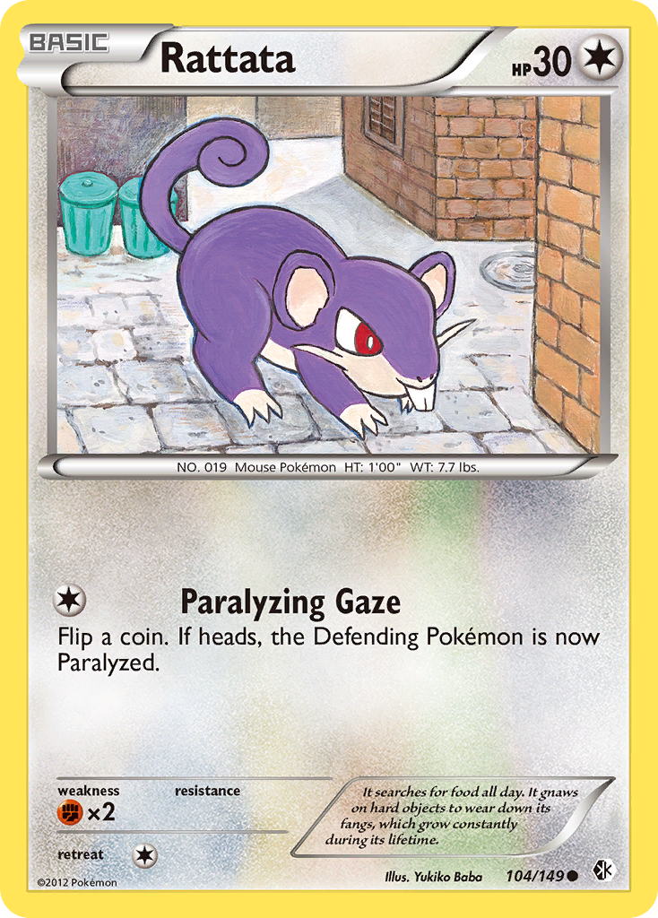Rattata (104/149) [Black & White: Boundaries Crossed] | Odin's Place