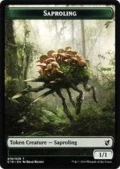 Saproling // Morph Double-Sided Token [Commander 2019 Tokens] | Odin's Place