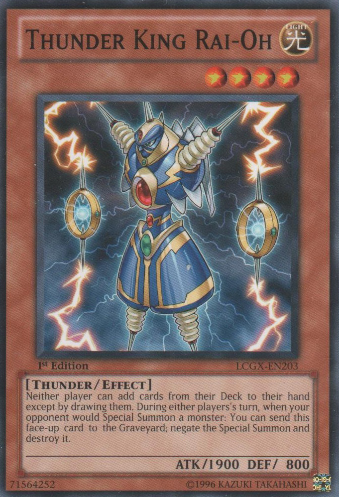 Thunder King Rai-Oh [LCGX-EN203] Common | Odin's Place