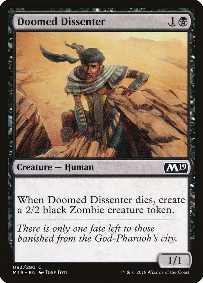 Doomed Dissenter (93) [Core Set 2019] | Odin's Place
