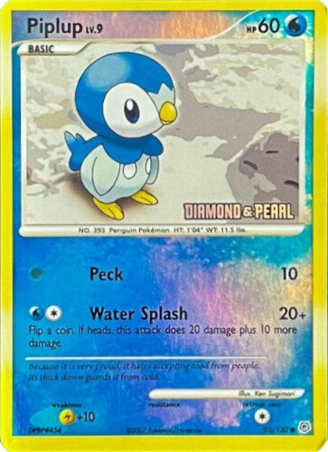 Piplup (93/130) (Diamond and Pearl) [Burger King Promos: 2008 Collection] | Odin's Place