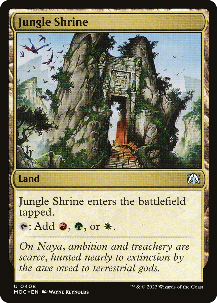 Jungle Shrine [March of the Machine Commander] | Odin's Place