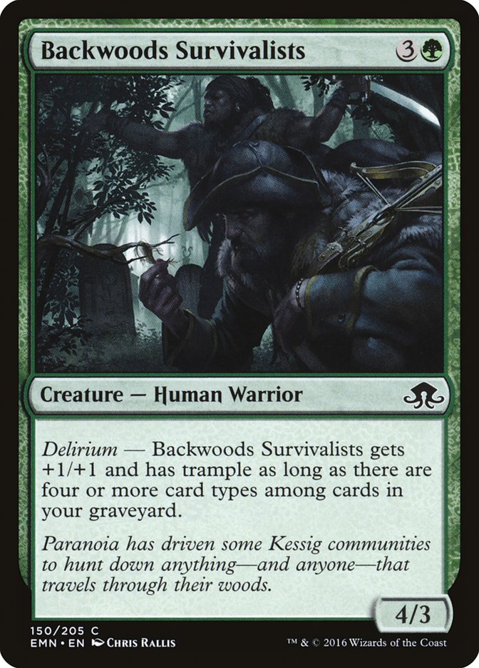 Backwoods Survivalists (150) [Eldritch Moon] | Odin's Place