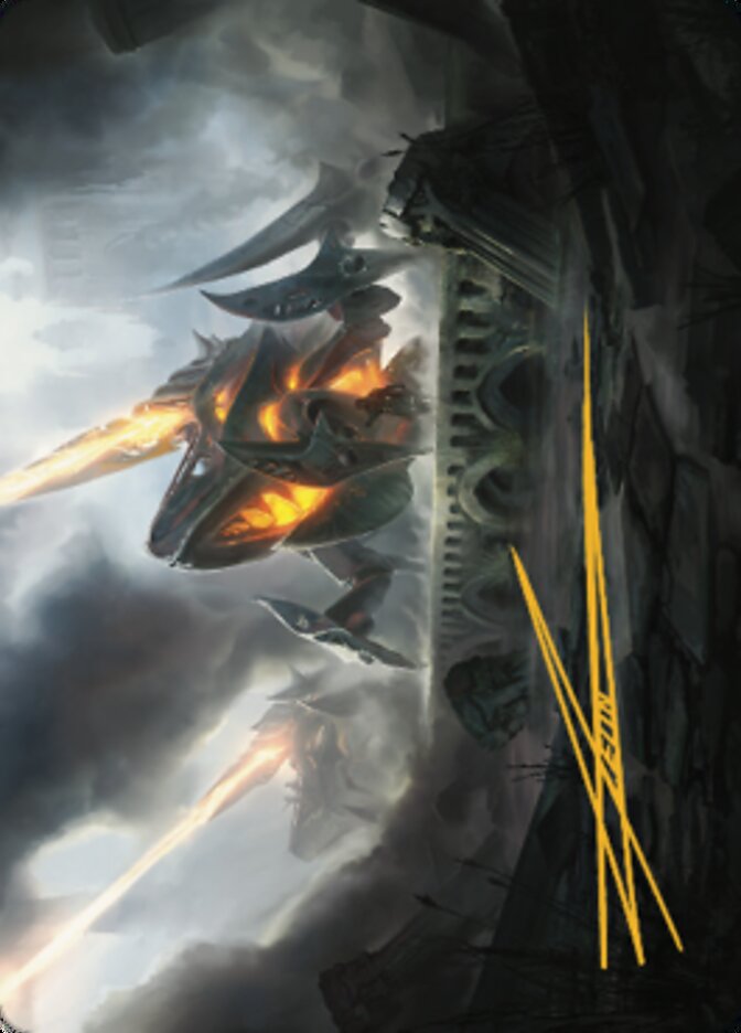 Skitterbeam Battalion Art Card (Gold-Stamped Signature) [The Brothers' War Art Series] | Odin's Place
