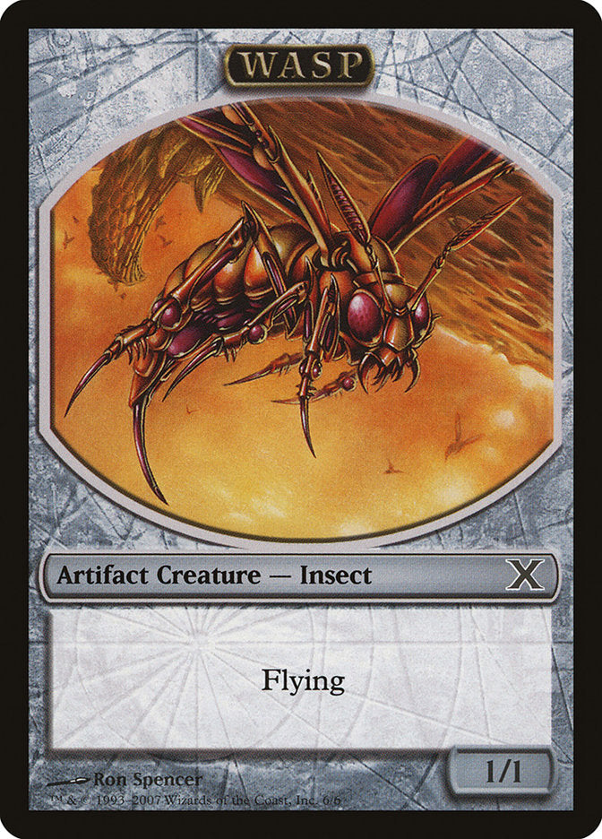 Wasp Token (6) [Tenth Edition Tokens] | Odin's Place