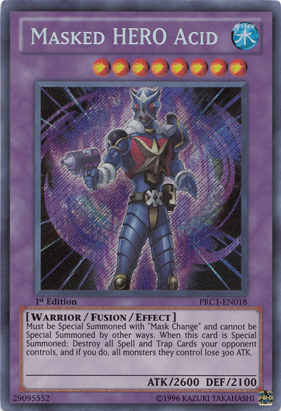 Masked Hero Acid [PRC1-EN018] Secret Rare | Odin's Place