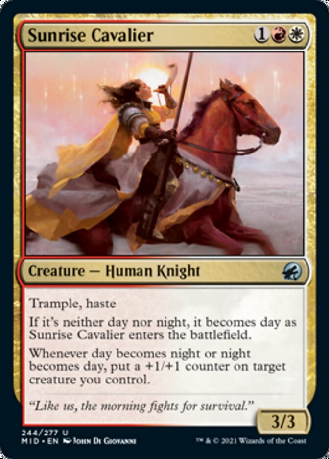Sunrise Cavalier [Innistrad: Midnight Hunt] | Odin's Place