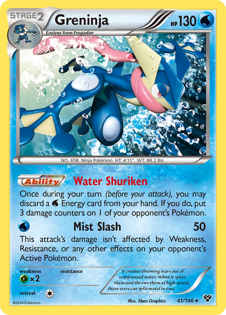 Greninja (41/146) (Cosmos Holo) (Blister Exclusive) [XY: Base Set] | Odin's Place