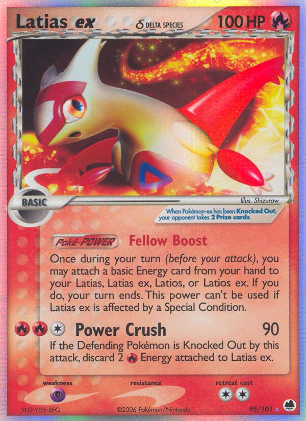 Latias ex (95/101) (Delta Species) [EX: Dragon Frontiers] | Odin's Place