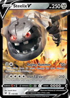 Steelix V (115/185) [Sword & Shield: Vivid Voltage] | Odin's Place