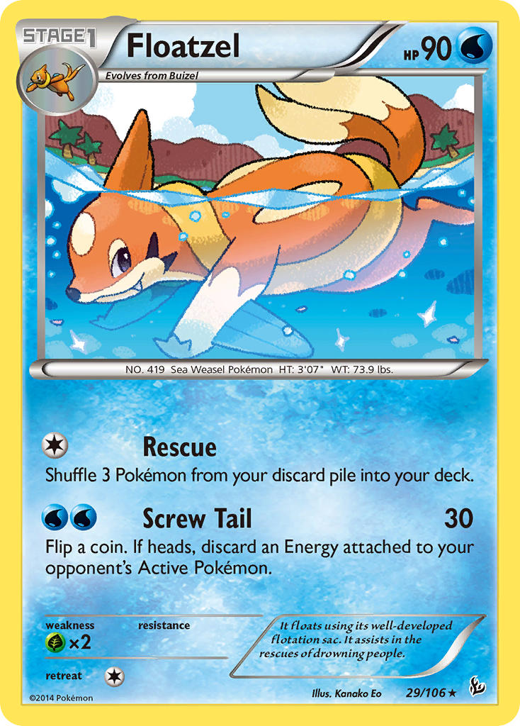 Floatzel (29/106) [XY: Flashfire] | Odin's Place