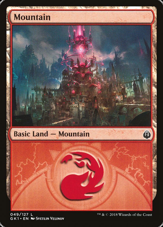 Mountain (49) [Guilds of Ravnica Guild Kit] | Odin's Place