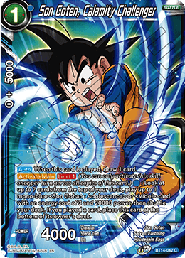 Son Goten, Calamity Challenger (BT14-042) [Cross Spirits] | Odin's Place