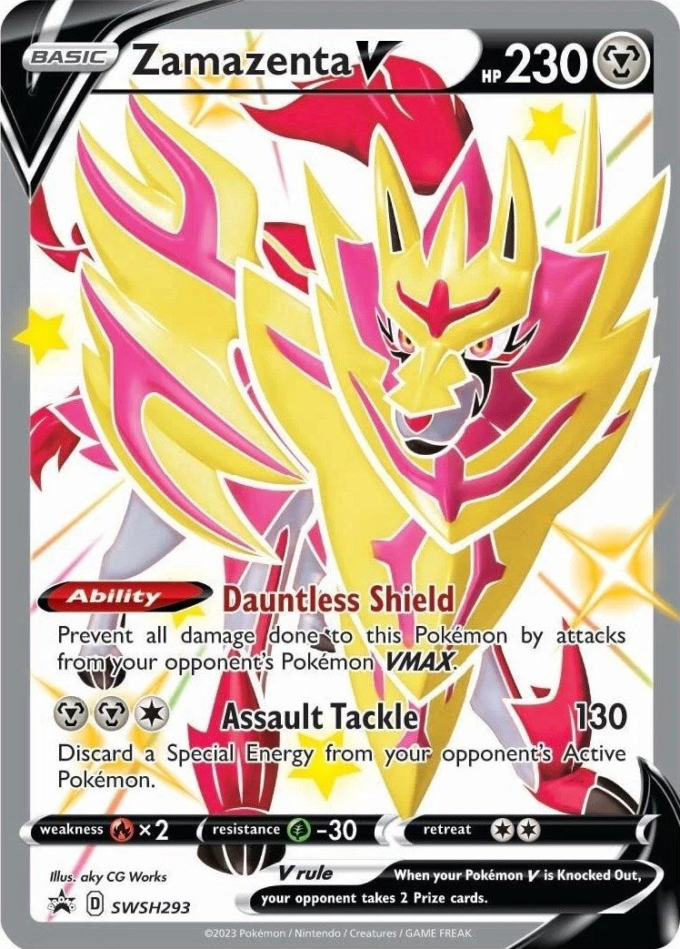 Zamazenta V (SWSH293) [Sword & Shield: Black Star Promos] | Odin's Place