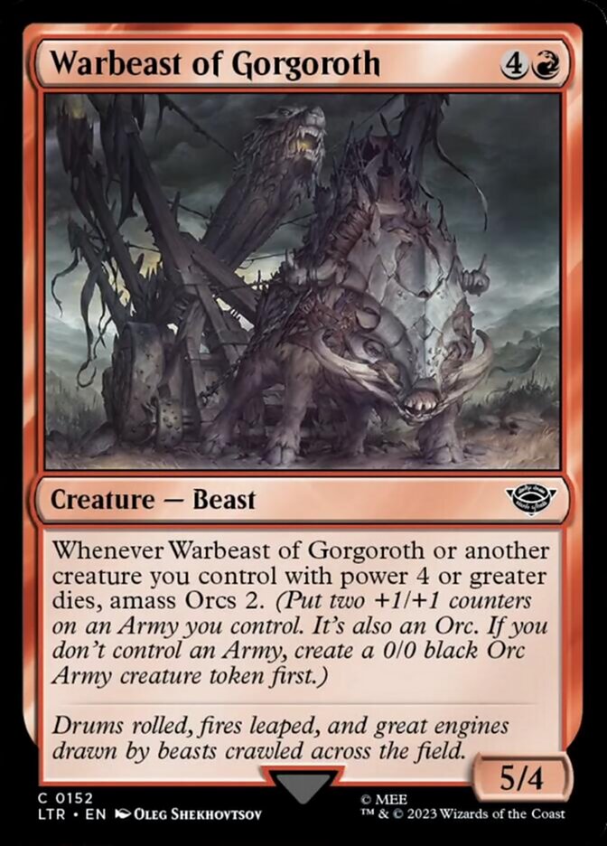 Warbeast of Gorgoroth [The Lord of the Rings: Tales of Middle-Earth] | Odin's Place