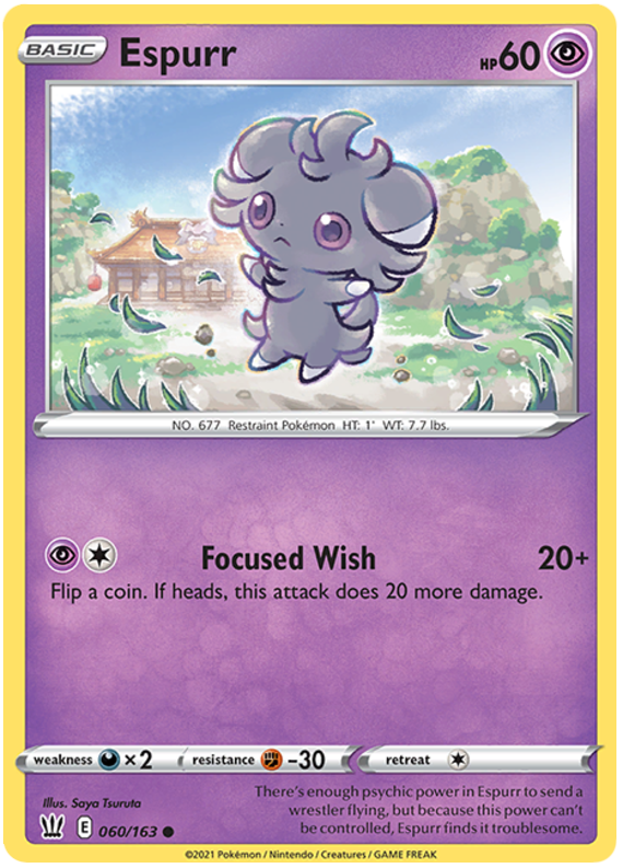 Espurr (060/163) [Sword & Shield: Battle Styles] | Odin's Place