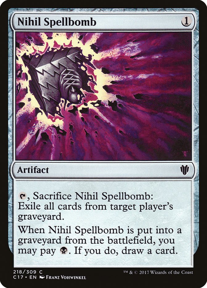 Nihil Spellbomb (218) [Commander 2017] | Odin's Place