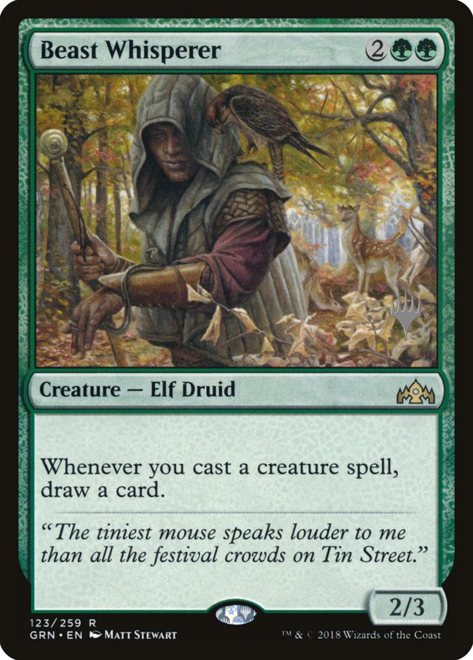Beast Whisperer (Promo Pack) [Guilds of Ravnica Promos] | Odin's Place