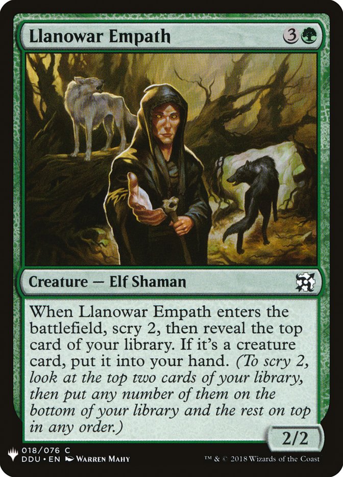 Llanowar Empath [Mystery Booster] | Odin's Place