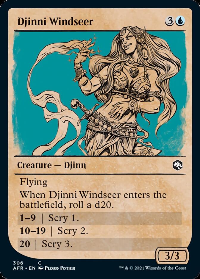 Djinni Windseer (Showcase) [Dungeons & Dragons: Adventures in the Forgotten Realms] | Odin's Place