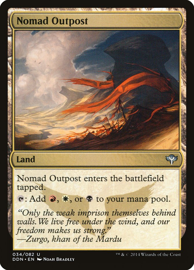 Nomad Outpost (34) [Duel Decks: Speed vs. Cunning] | Odin's Place