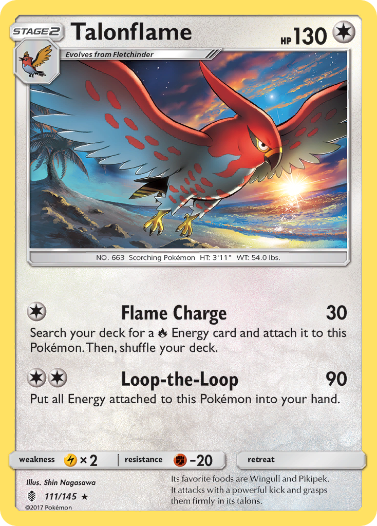 Talonflame (111/145) [Sun & Moon: Guardians Rising] | Odin's Place