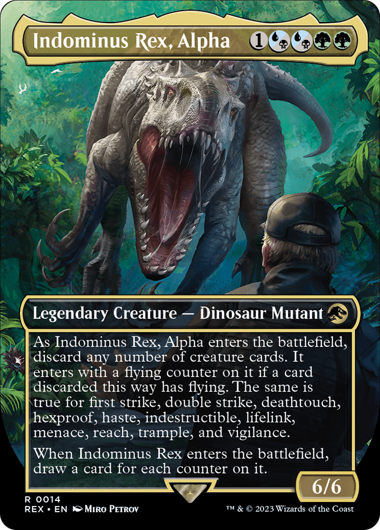 Indominus Rex, Alpha (Borderless) [Jurassic World Collection] | Odin's Place