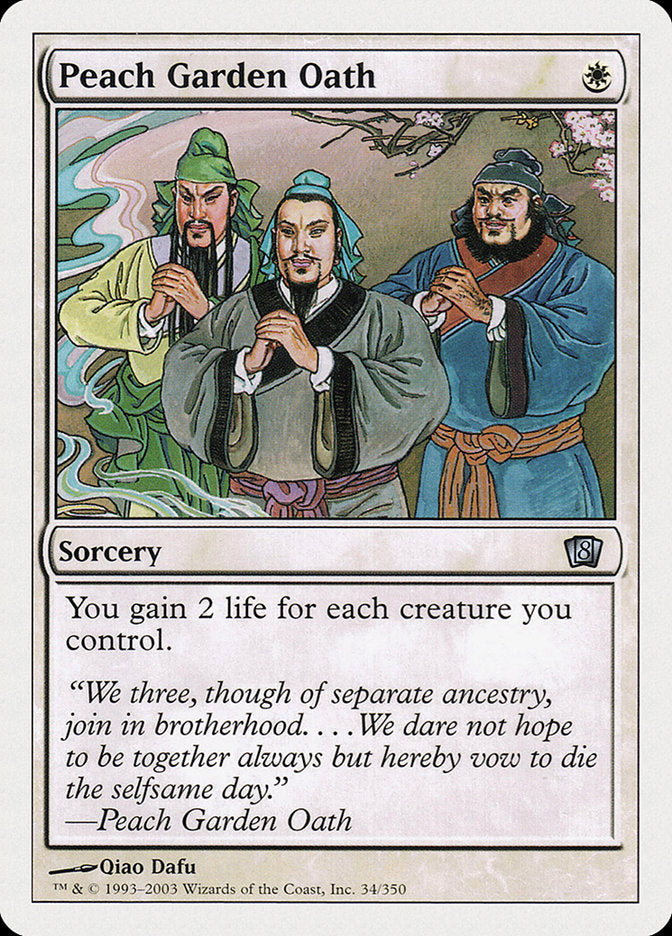 Peach Garden Oath (34) [Eighth Edition] | Odin's Place