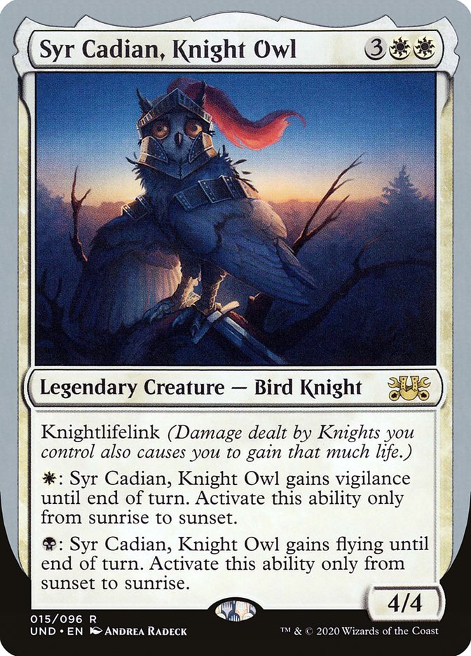 Syr Cadian, Knight Owl [Unsanctioned] | Odin's Place