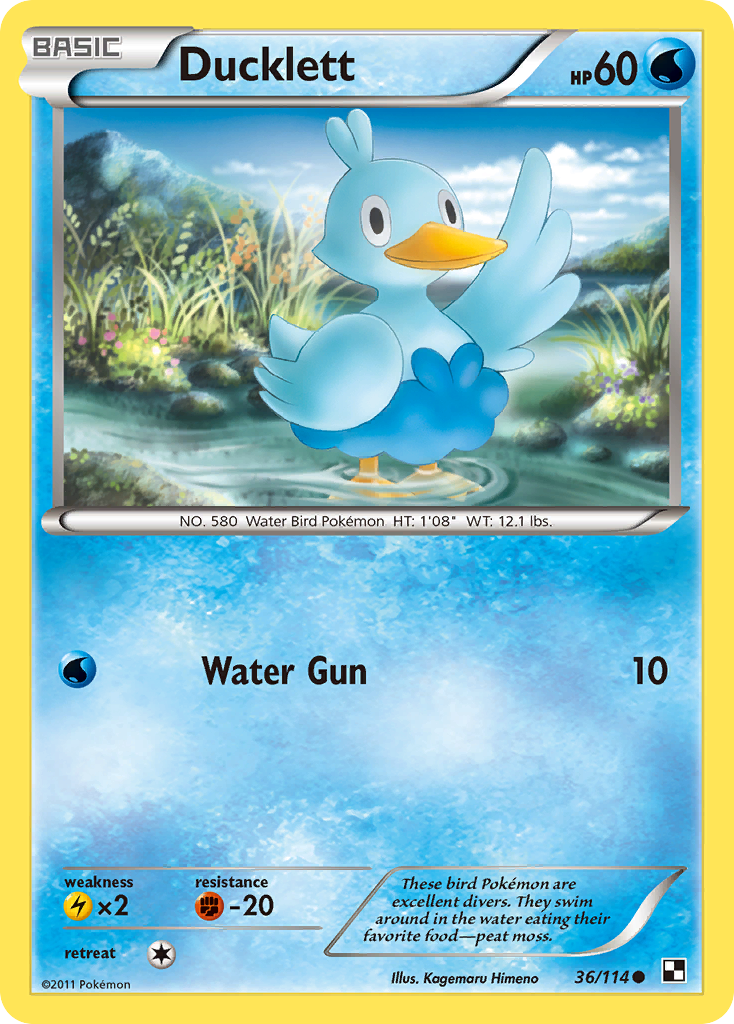Ducklett (36/114) [Black & White: Base Set] | Odin's Place