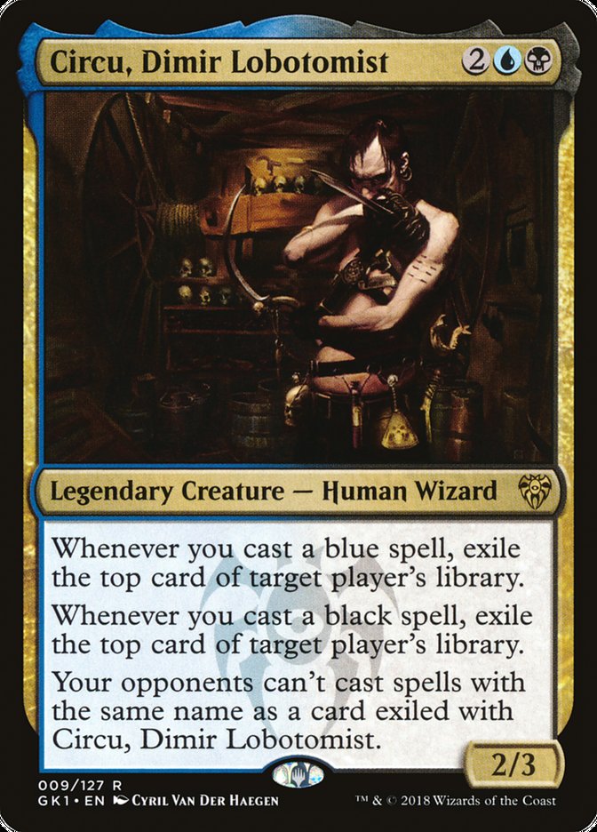 Circu, Dimir Lobotomist (9) [Guilds of Ravnica Guild Kit] | Odin's Place