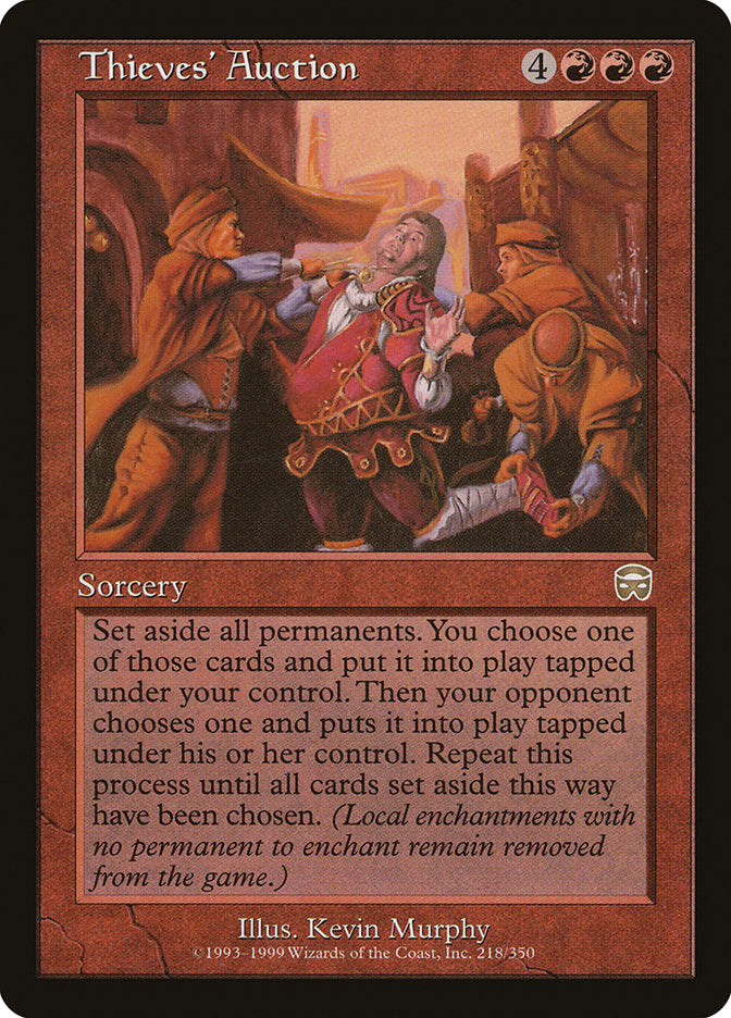 Thieves' Auction (218) [Mercadian Masques] | Odin's Place