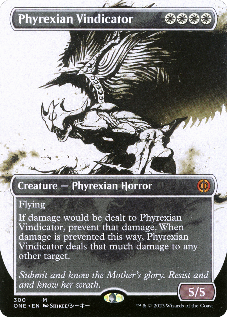 Phyrexian Vindicator (Borderless Ichor) [Phyrexia: All Will Be One] | Odin's Place