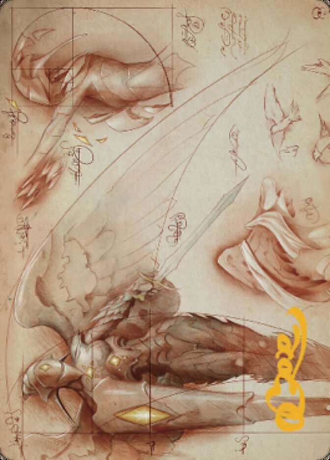 Platinum Angel Art Card (Gold-Stamped Signature) [The Brothers' War Art Series] | Odin's Place