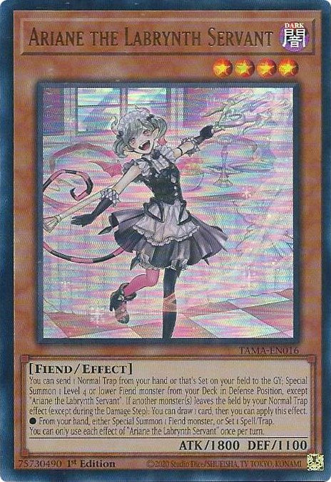 Ariane the Labrynth Servant [TAMA-EN016] Ultra Rare | Odin's Place