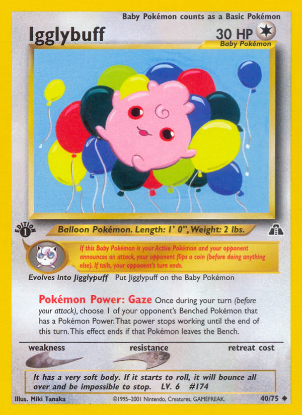 Igglybuff (40/75) [Neo Discovery 1st Edition] | Odin's Place