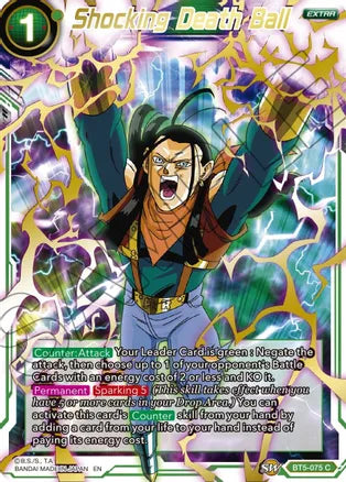Shocking Death Ball (Gold Stamped) (BT5-075) [Mythic Booster] | Odin's Place