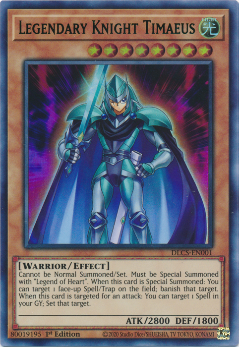 Legendary Knight Timaeus (Green) [DLCS-EN001] Ultra Rare | Odin's Place