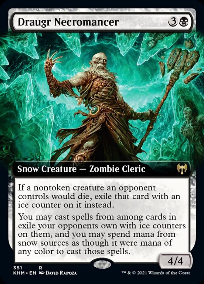 Draugr Necromancer (Extended Art) [Kaldheim] | Odin's Place