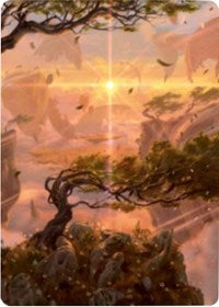 Windswept Heath Art Card [Zendikar Rising Art Series] | Odin's Place