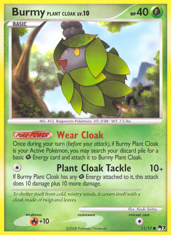 Burmy Plant Cloak (11/17) [POP Series 7] | Odin's Place