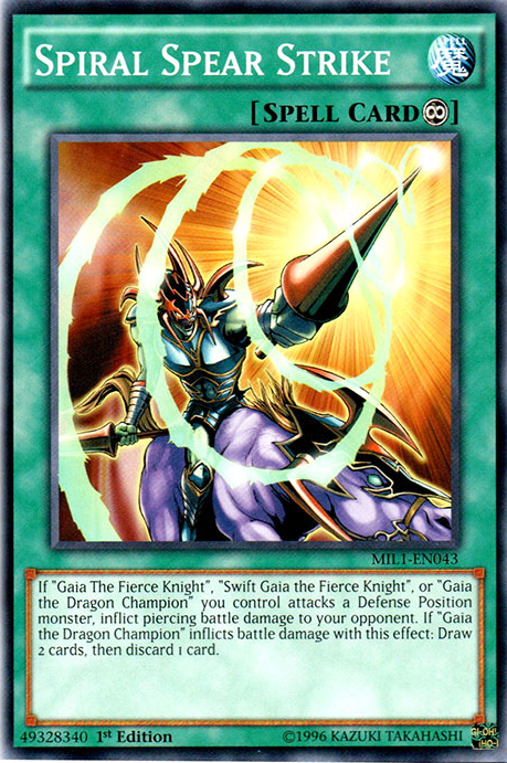 Spiral Spear Strike [MIL1-EN043] Common | Odin's Place